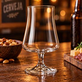 Taça Cristal de Cerveja Bohemia 480Ml - Transparente