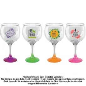 Ta&ccedil;a de Gin Neon New Decormartin 600Ml - Sortido