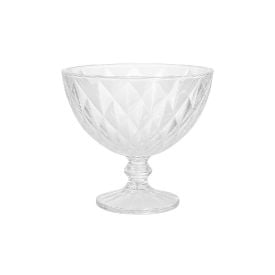 Taça De Sobremesa Diamante 250Ml - Transparente