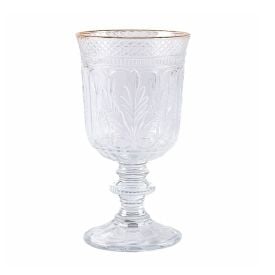 Taça de Água Florença Havan Casa Filete Dourado - 350ML