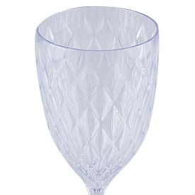 Ta&ccedil;a De Vinho Plas&uacute;til Glamour 330Ml - Transparente