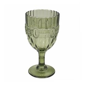 Taça de Vinho Safira Verde 345 ml - Havan Casa
