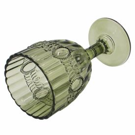 Taça de Vinho Safira Verde 345 ml - Havan Casa