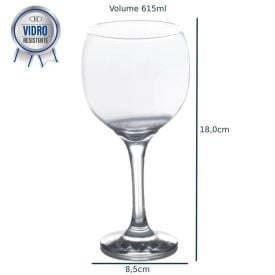 Ta&ccedil;a de Vinho Vidro Royal Degusta&ccedil;&atilde;o Nadir - 615ml