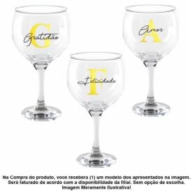 Taça Gin Inspiração 600Ml Decormartin - Sortido