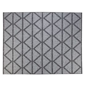 Tapete para Quarto e Sala Amazonas Sisal 2,50X3,00M Havan Casa - Cinza Geométrico B3061 5038