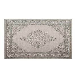 Tapete para Quarto e Sala 60Cmx1,00M Belga Havan Casa - Moldura Cinza
