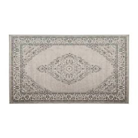 Tapete para Quarto e Sala 60Cm X 1,00M Belga Havan Casa - Moldura Cinza
