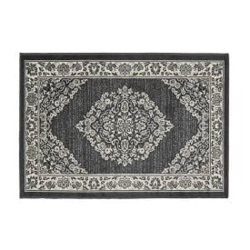 Tapete para Quarto e Sala 1,00X1,40 m Belga Havan Casa - Moldura Chumbo