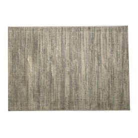 Tapete Para Quarto E Sala 1,40X2,00 M Belga Havan Casa - Listras Cinza E Bege