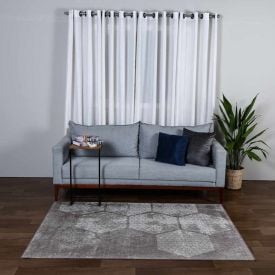 Tapete Para Quarto E Sala 1,40X2,00 M Belga Havan Casa - Marrom Geo