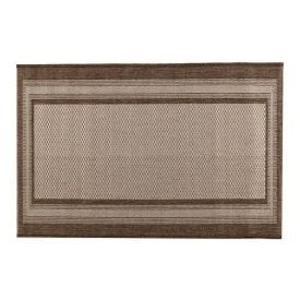 Tapete Para Cozinha 1,00X1,50 M Cancun Sisal Havan Casa - Bordas Marrom