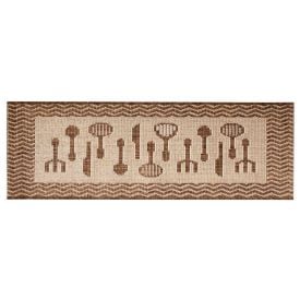 Tapete Cancun 50X1,20M Sisal Havan Casa - Marrom Talheres