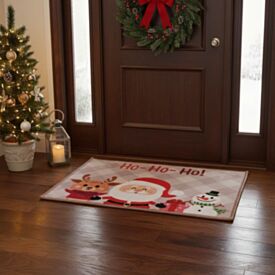 Tapete Decorativo de Natal 40X60cm Havan Casa - Noel Bege