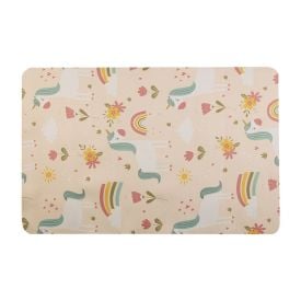 Tapete Infantil Estampado 80Cmx1,20 m Havan Casa - Rosa Arco-Íris