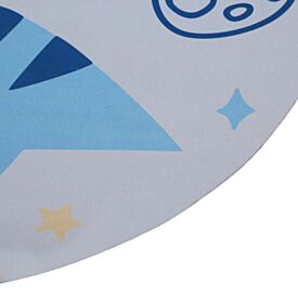 Tapete Infantil Magic Redondo 1,00X1,00M Havan Casa - Cinza Dino