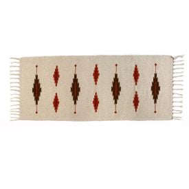 Tapete para Quarto Ou Sala 50Cmx1,20 m Kilim Havan Casa - Natural Terracota TI