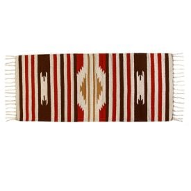 Tapete para Quarto Ou Sala 50Cmx1,20 m Kilim Havan Casa - Terracota TI