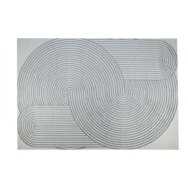 Tapete Para Quarto E Sala 2,00X3,00 M Lotus Havan Casa - Cinza Design
