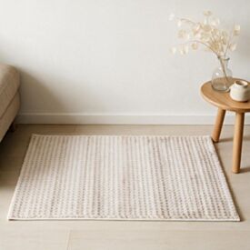 Tapete para Quarto e Sala 57Cm X 1,00M Lucca Havan Casa - Off Bege