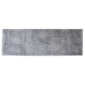 Tapete Passadeira Lucca 80Cm X 1,50M Havan Casa - Cinza