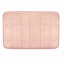 Tapete Para Banheiro Majestic 40X60 Cm Havan Casa - Rosa Pálido 