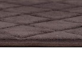 Tapete para Banheiro 50X80 cm Majestic Havan Casa - Antracite Quadriculado