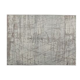 Tapete para Quarto e Sala 1,40X2,00M Nirvana Havan Casa - Cinza Bege 021164B IVR