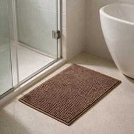 Tapete para Banheiro Madri 40X60cm Havan Casa - Taupe