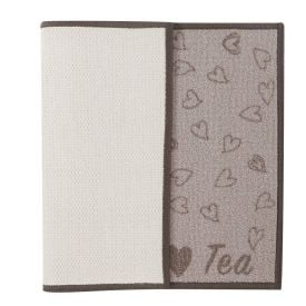 Tapete para Cozinha 50X70 cm Napoli Havan Casa - I Love Tea Bege 