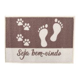Tapete para Cozinha Home 40X60 cm Havan Casa - Seja Bem Vindo Pegadas