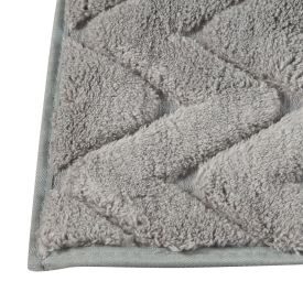 Tapete para Quarto e Sala 60Cmx100cm Milano Havan Casa - Cinza Chevron