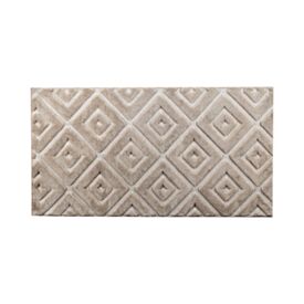 Tapete para Quarto e Sala 80Cm X 1,50M Milano Havan Casa - Bege Losango