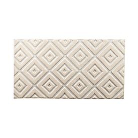 Tapete para Quarto e Sala 80Cm X 1,50M Milano Havan Casa - Marfim Losango