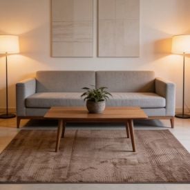 Tapete para Quarto e Sala 1,33 X 2,00 m Lucca Havan Casa - Taupe