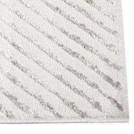 Tapete para Quarto e Sala 1,40X2,00 m Dubai Havan Casa - Bege Linhas
