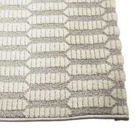 Tapete para Quarto e Sala 2,00X2,50 m Atenas Havan Casa - Creme Cinza