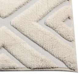 Tapete Para Quarto E Sala 2,00X2,50 M Milano Havan Casa - Marfim Losango