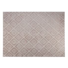 Tapete Para Quarto E Sala 2,00X3,00 M Milano Havan Casa - Bege Losango