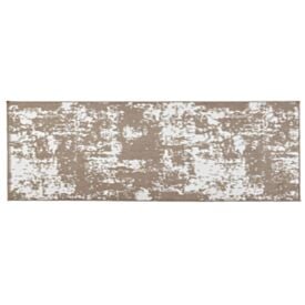 Tapete Passadeira Positano 80Cm X 1,50M Havan Casa - Bege e Branco 32
