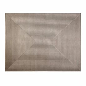 Tapete para Quarto e Sala Lugano 2,00 X 2,50M Havan Casa - Bege Listras