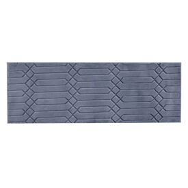 Tapete Passadeira Bellagio 60Cm X 1,80M Havan Casa - Hexágono Chumbo