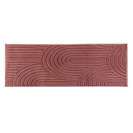 Tapete Passadeira Bellagio 60Cm X 1,80M Havan Casa - Rosa Flow