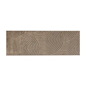 Tapete para Quarto Ou Sala 0,68X2,10 m Faro Havan Casa - Arcos Caramelo