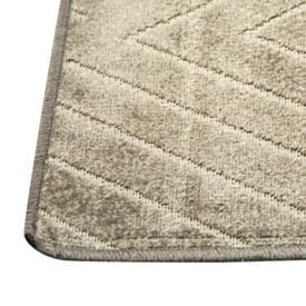 Tapete Passadeira Faro 68Cm X 2,10M Havan Casa - Escamas Cinza E Bege