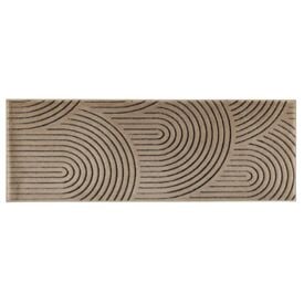 Tapete Passadeira Faro 68Cm X 2,10M Havan Casa - Arcos Caramelo