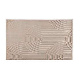 Tapete para Quarto e Sala 80Cm X 1,50M Bellagio Havan Casa - Bege Flow