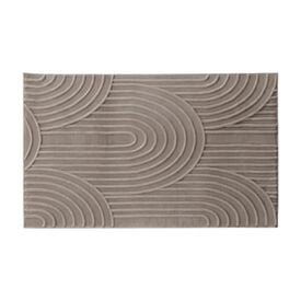 Tapete para Quarto e Sala 80Cm X 1,50M Bellagio Havan Casa - Cinza S3 Flow