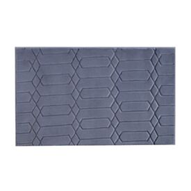 Tapete para Quarto e Sala 80Cm X 1,50M Bellagio Havan Casa - Chumbo