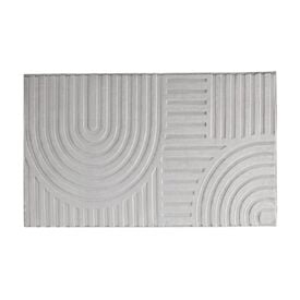 Tapete para Quarto e Sala 80Cm X 1,50M Bellagio Havan Casa - Cinza
